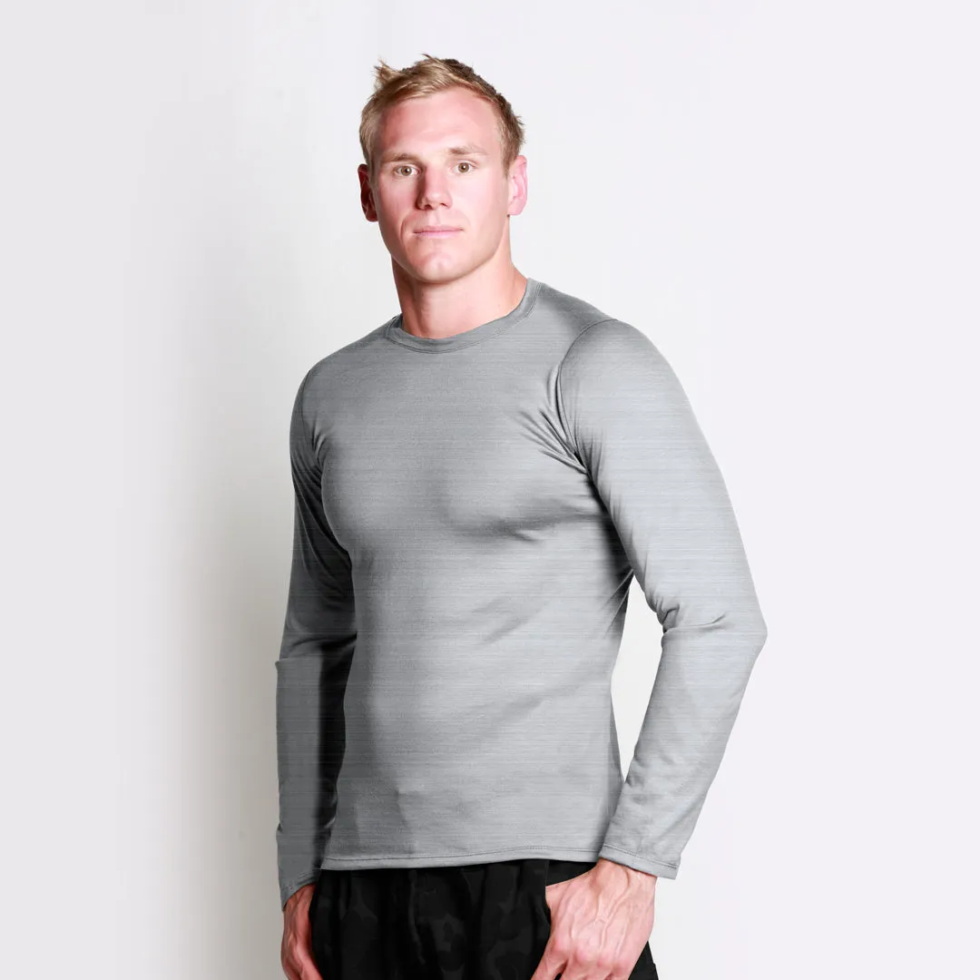 #111 Long Sleeve Crew Neck Merino T-Shirt 175gsm