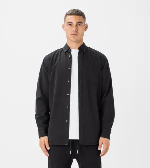 7 Foot Work Denim LS Shirt Washed Black