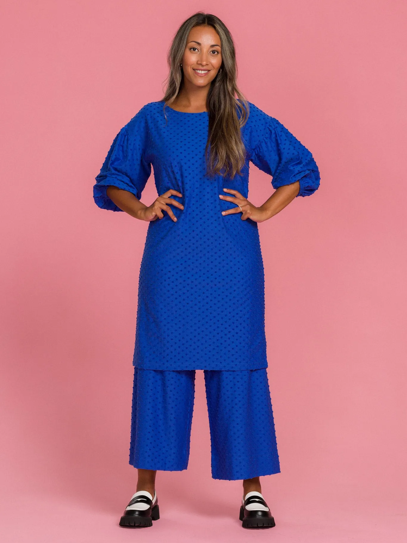 Alex Culottes Dazzling Blue Dot