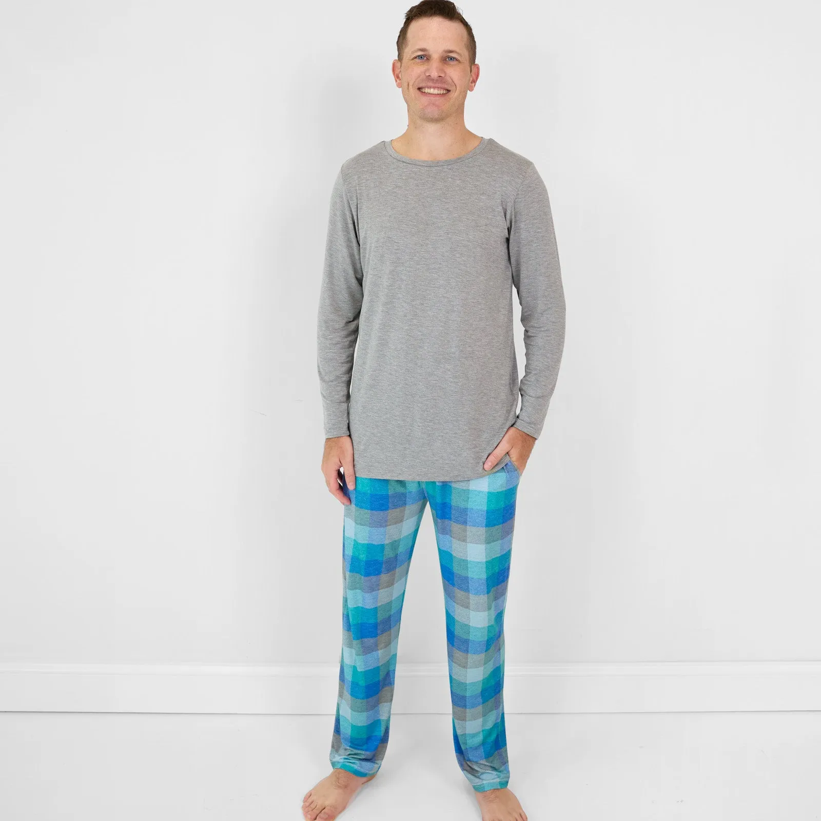 Arctic Plaid Men's Pajama Pants