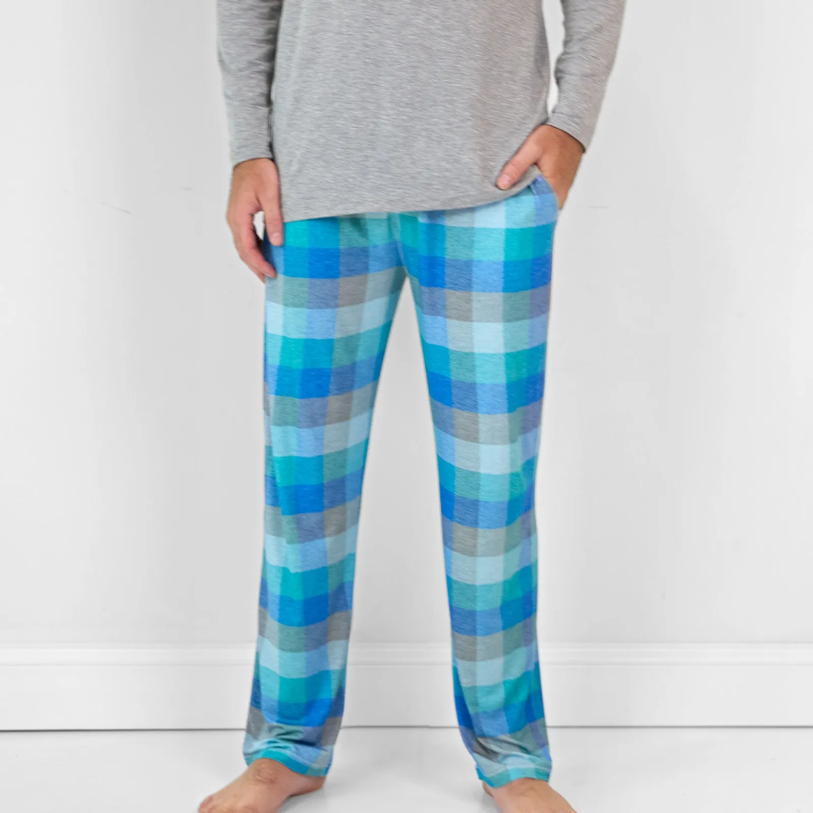 Arctic Plaid Men's Pajama Pants