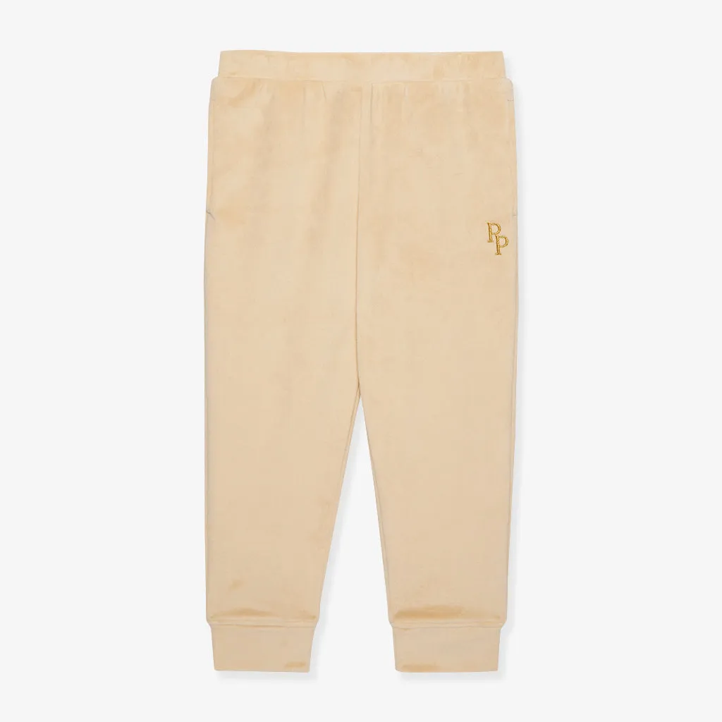 Bisque Velour Joggers