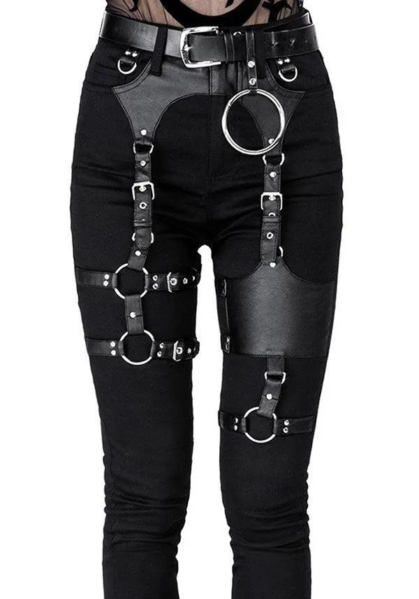 Black Gothic Harness | JEANS