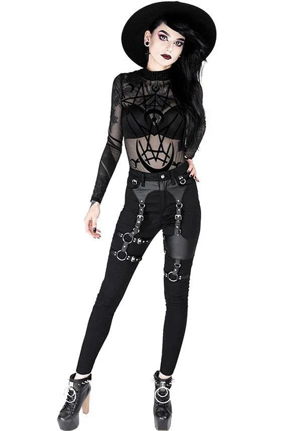 Black Gothic Harness | JEANS