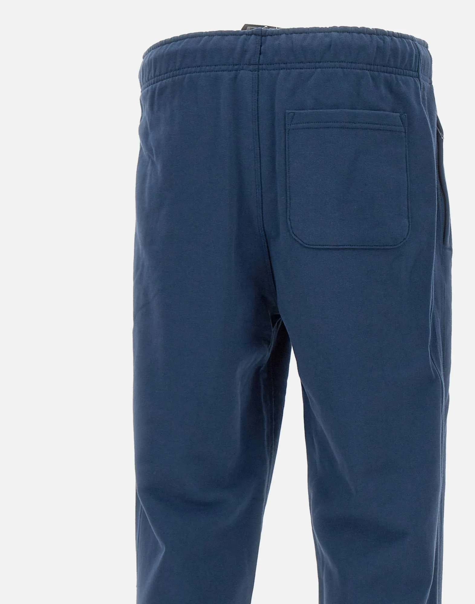 Blue Cotton Jogger with Zip Pockets