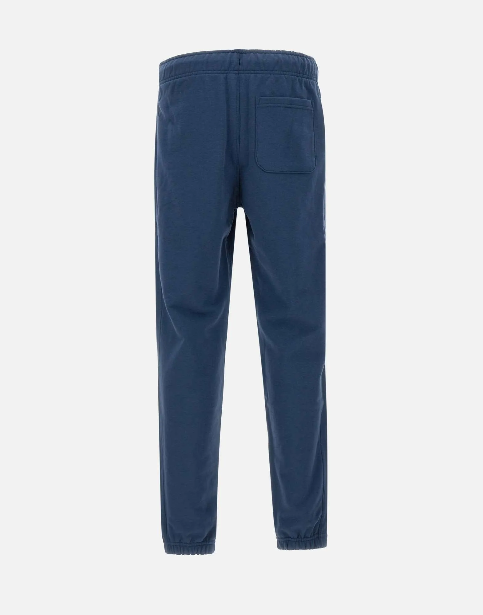 Blue Cotton Jogger with Zip Pockets