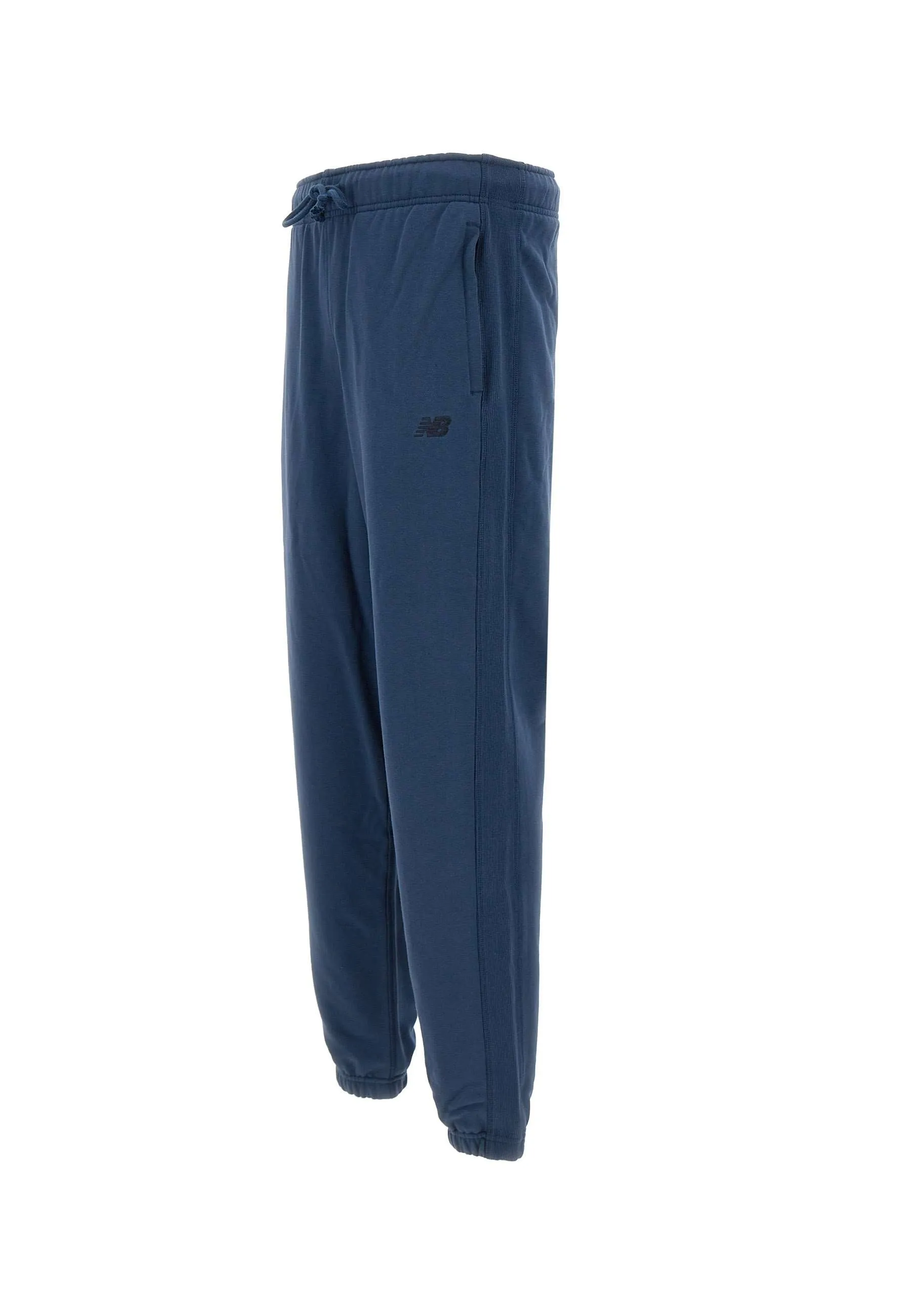 Blue Cotton Jogger with Zip Pockets