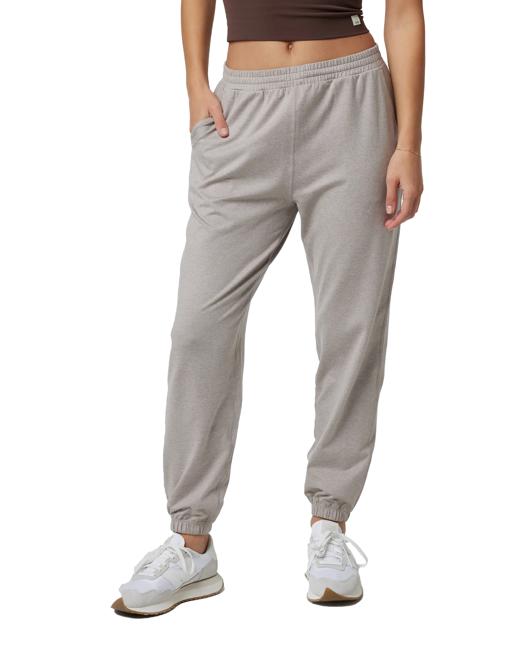 Boyfriend Joggers in Pewter Heather