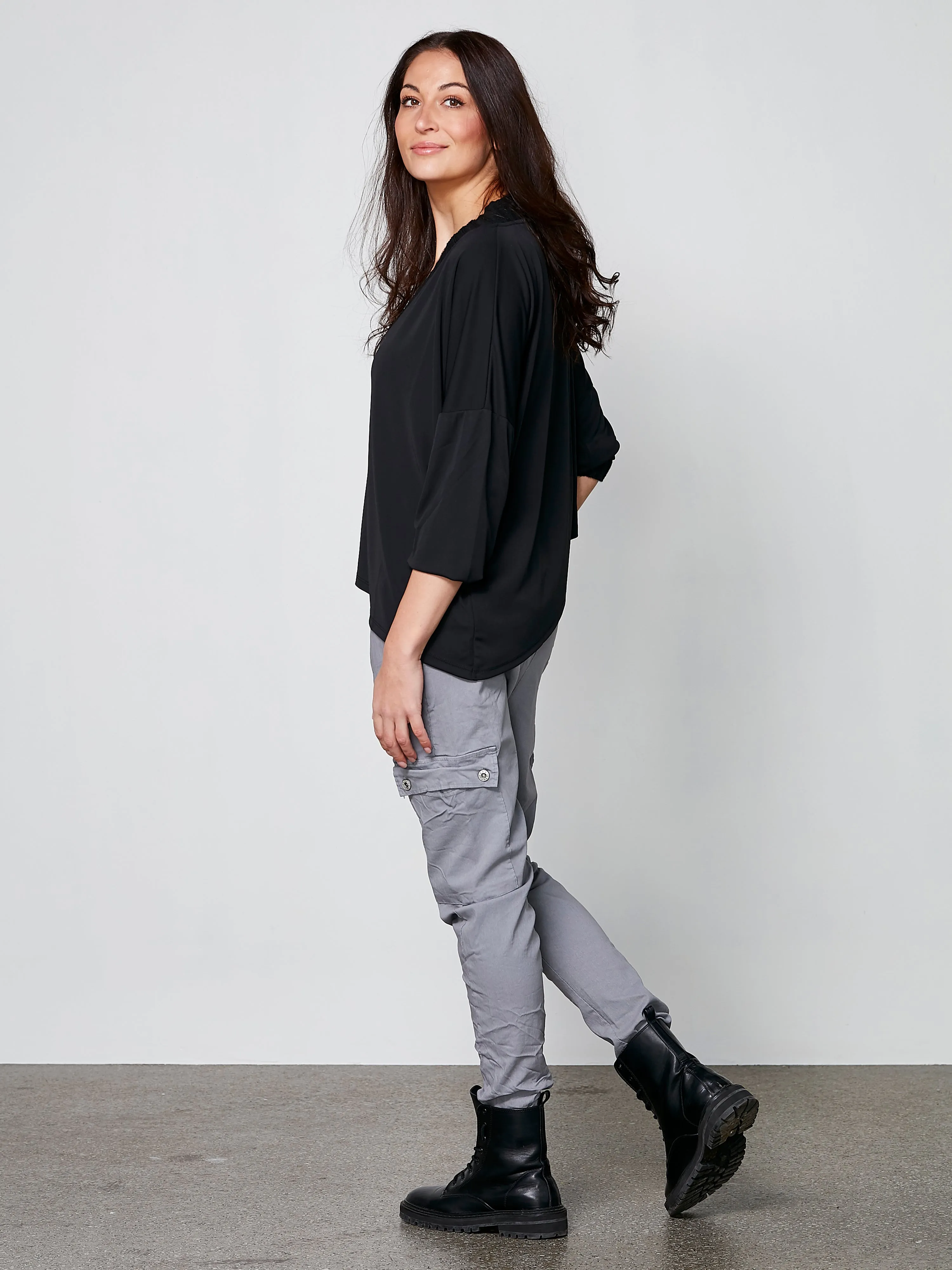 CARMEN YNDE trousers - Grey