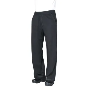 Chef Works Unisex Cool Vent Baggy Chefs Trousers Black XL - B187-XL