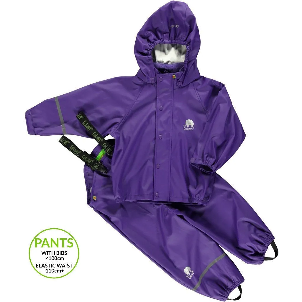 Classic Rain Suit Set - Purple - 1 Left Size 6-9 months