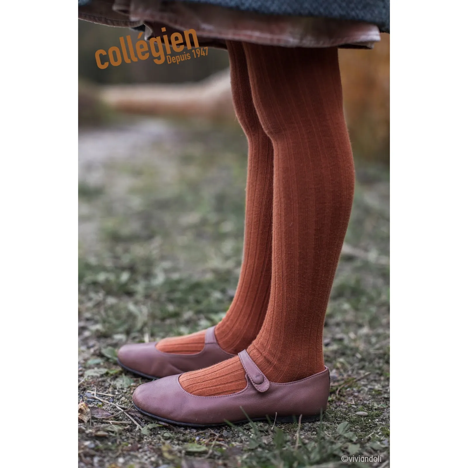 collégien Petite Taupe Tights