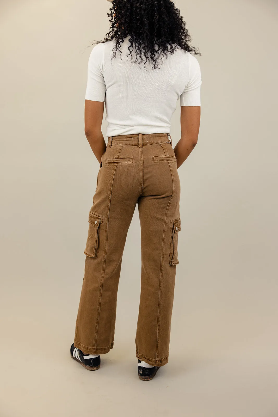 Colton High Rise Cargo Straight Pants