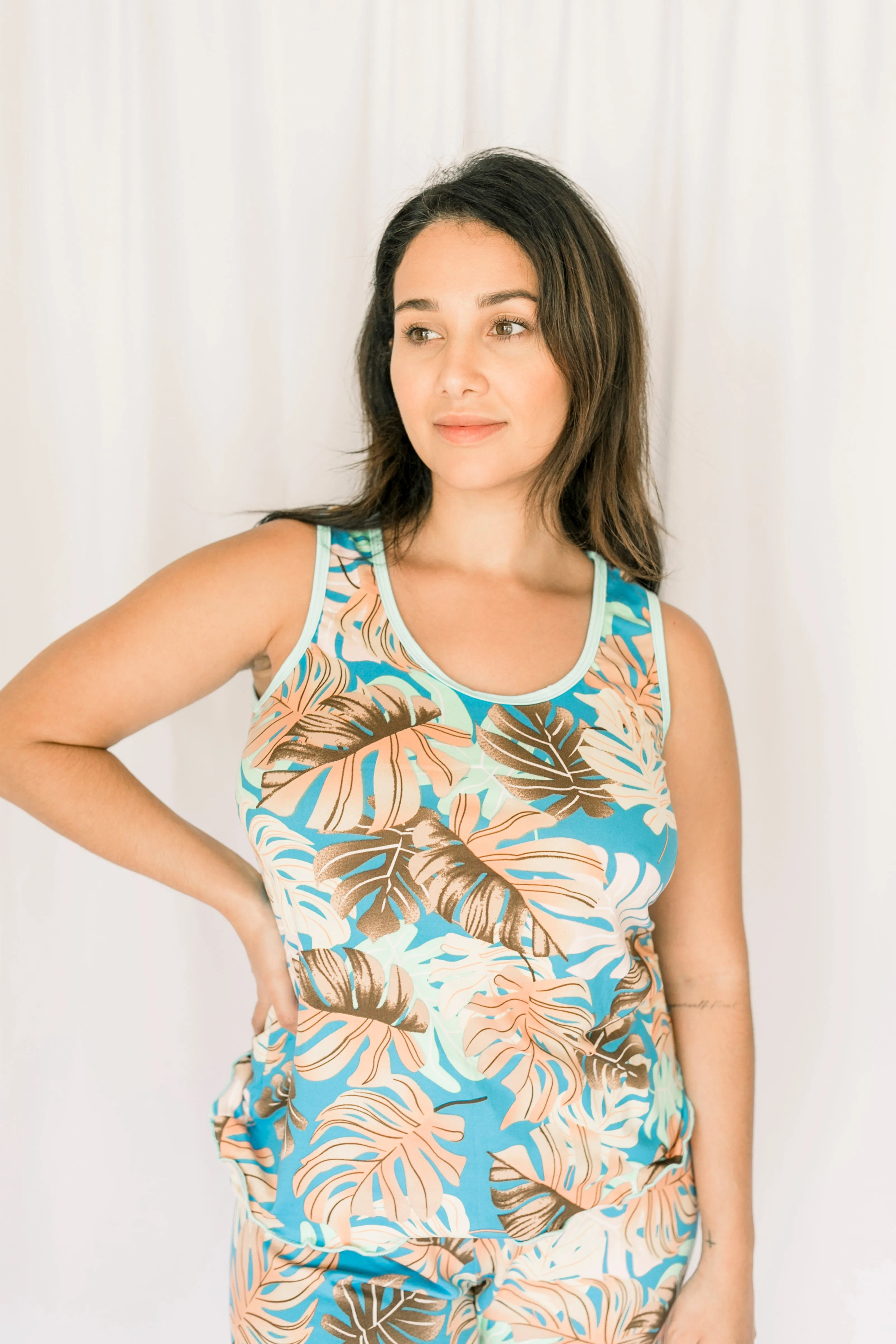 Cozy Tropics Pajama Pants Set