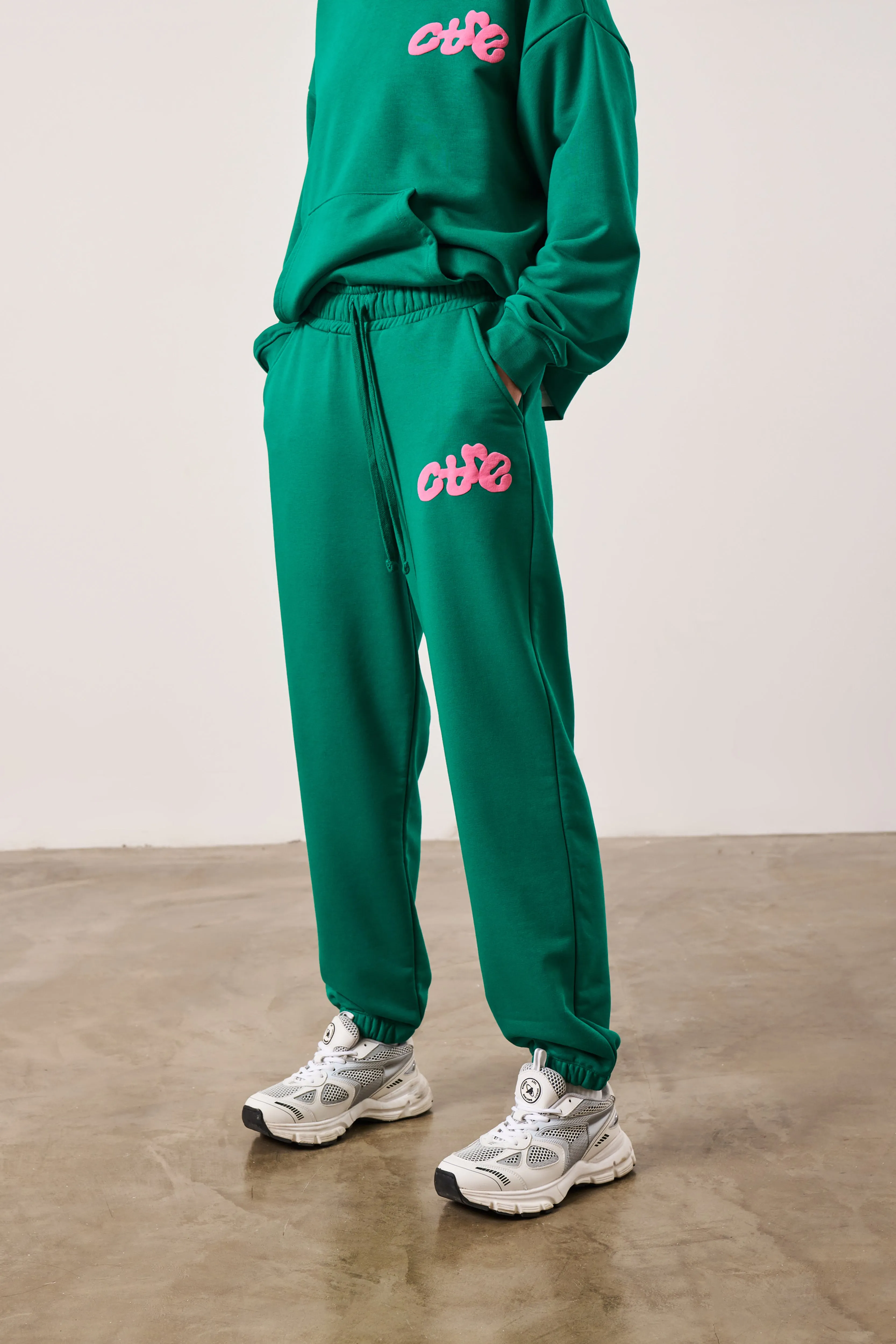 CTRE BUBBLE RELAXED JOGGERS - GREEN