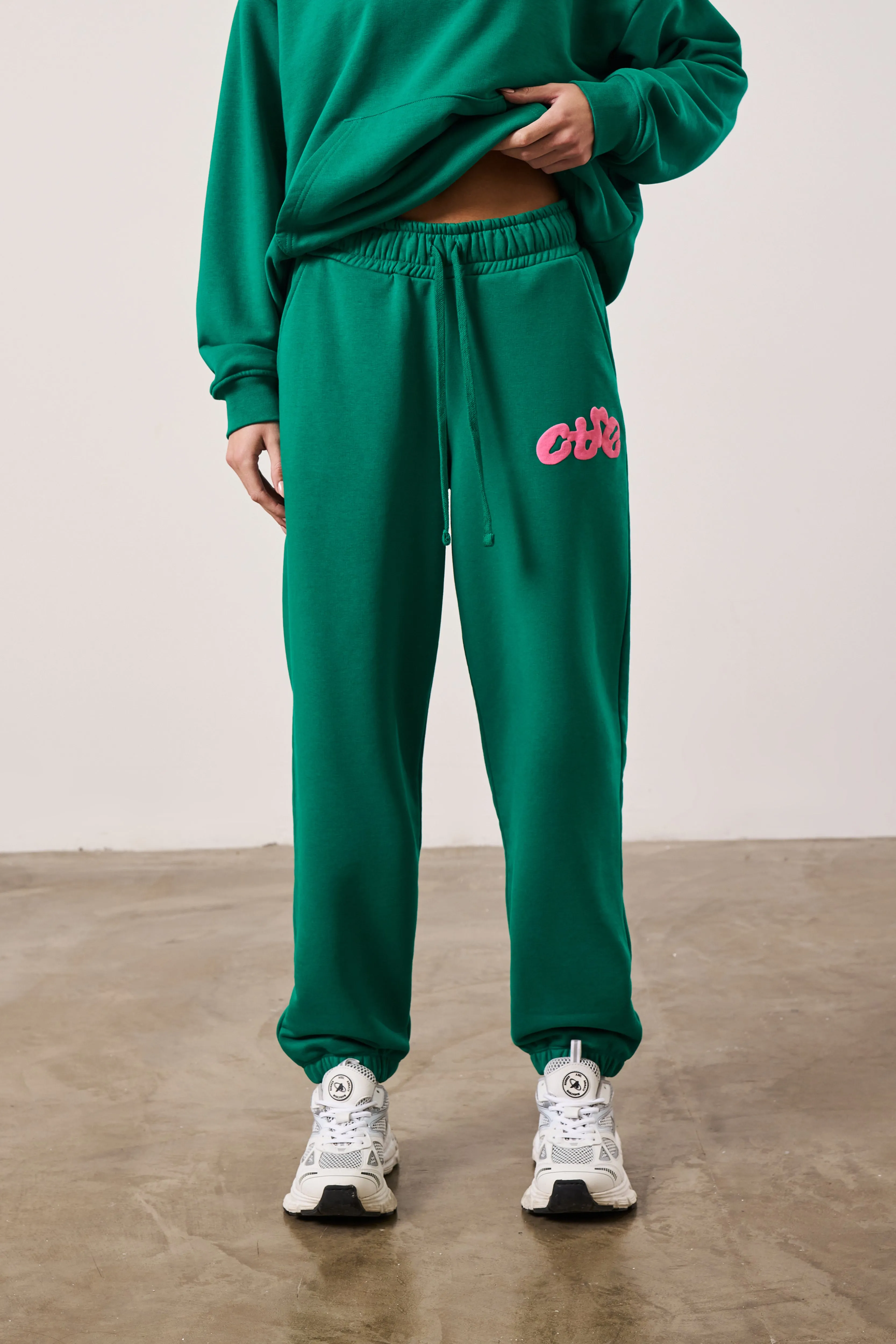 CTRE BUBBLE RELAXED JOGGERS - GREEN