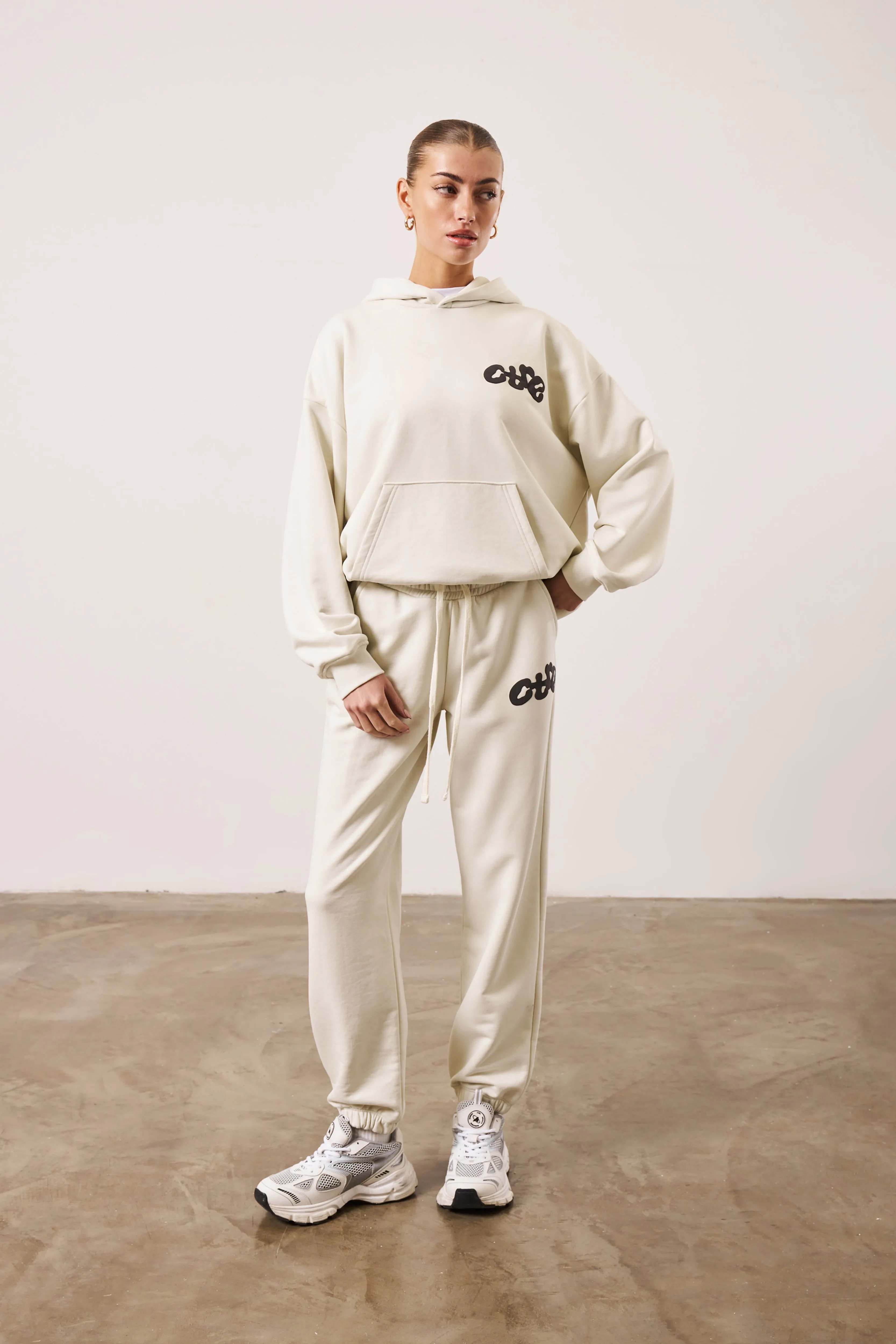 CTRE BUBBLE RELAXED JOGGERS - STONE