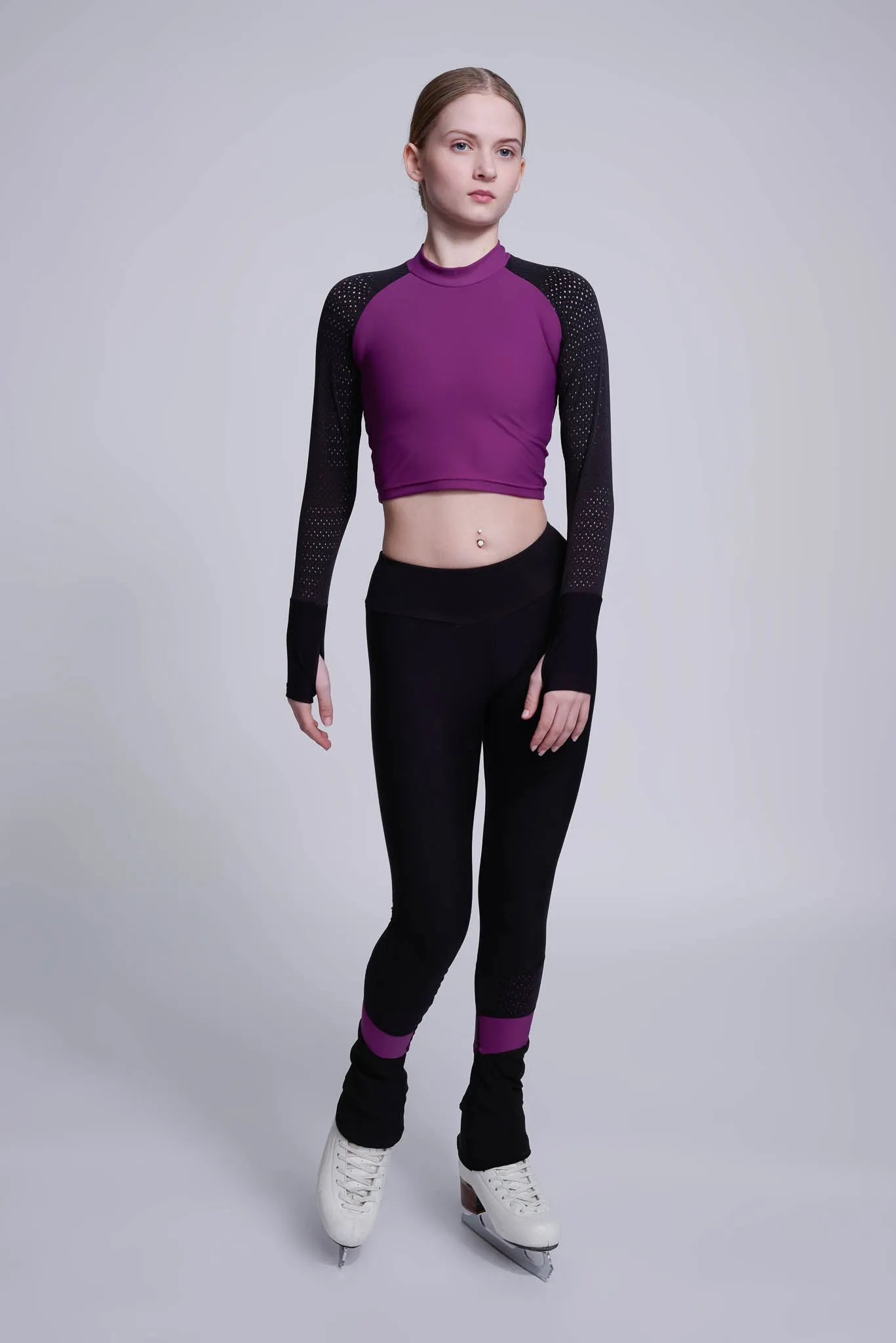 Desire Non-Slip Leggings in Berry