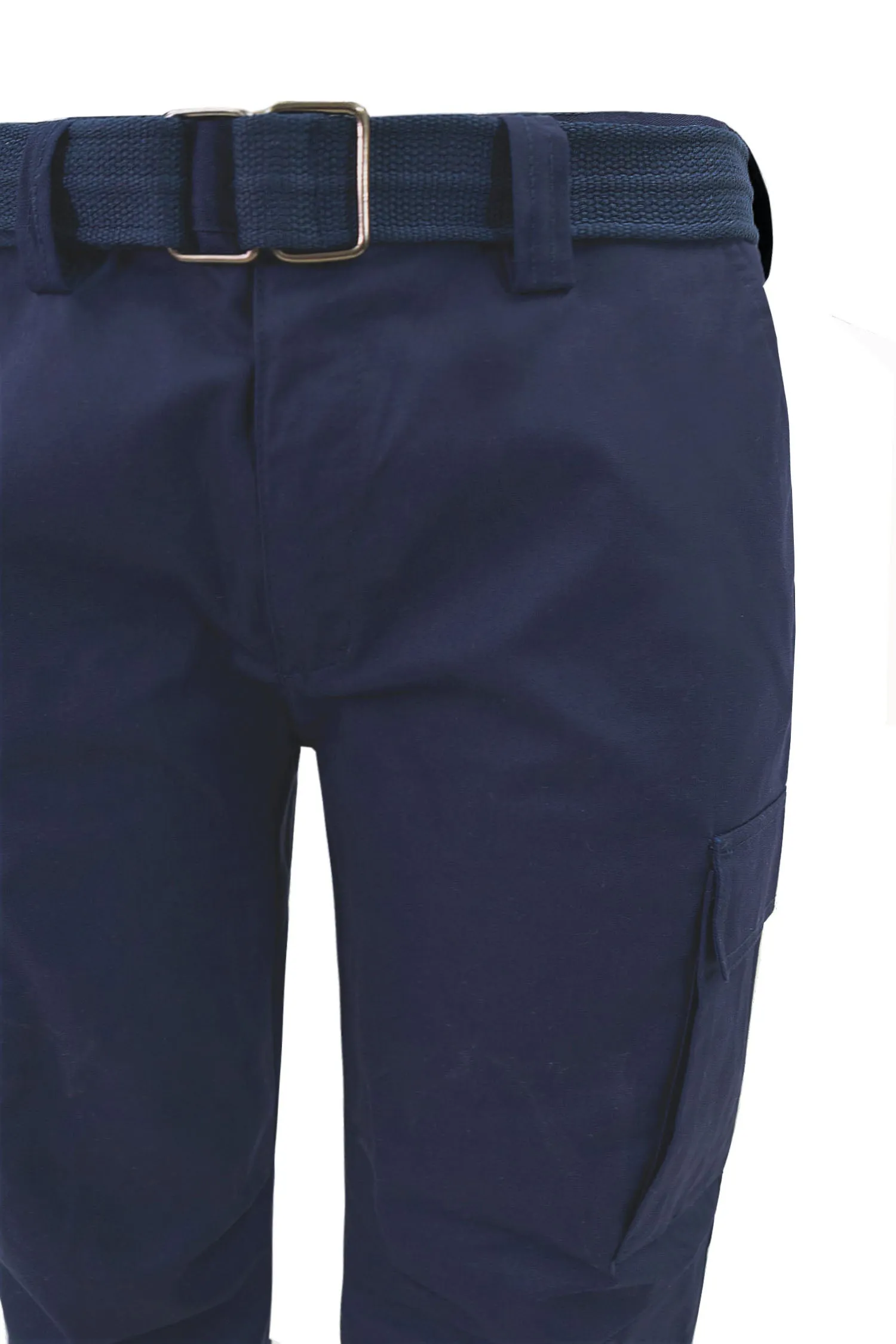 Essential Canvas Cargo Pants with Belt (New Colorway)