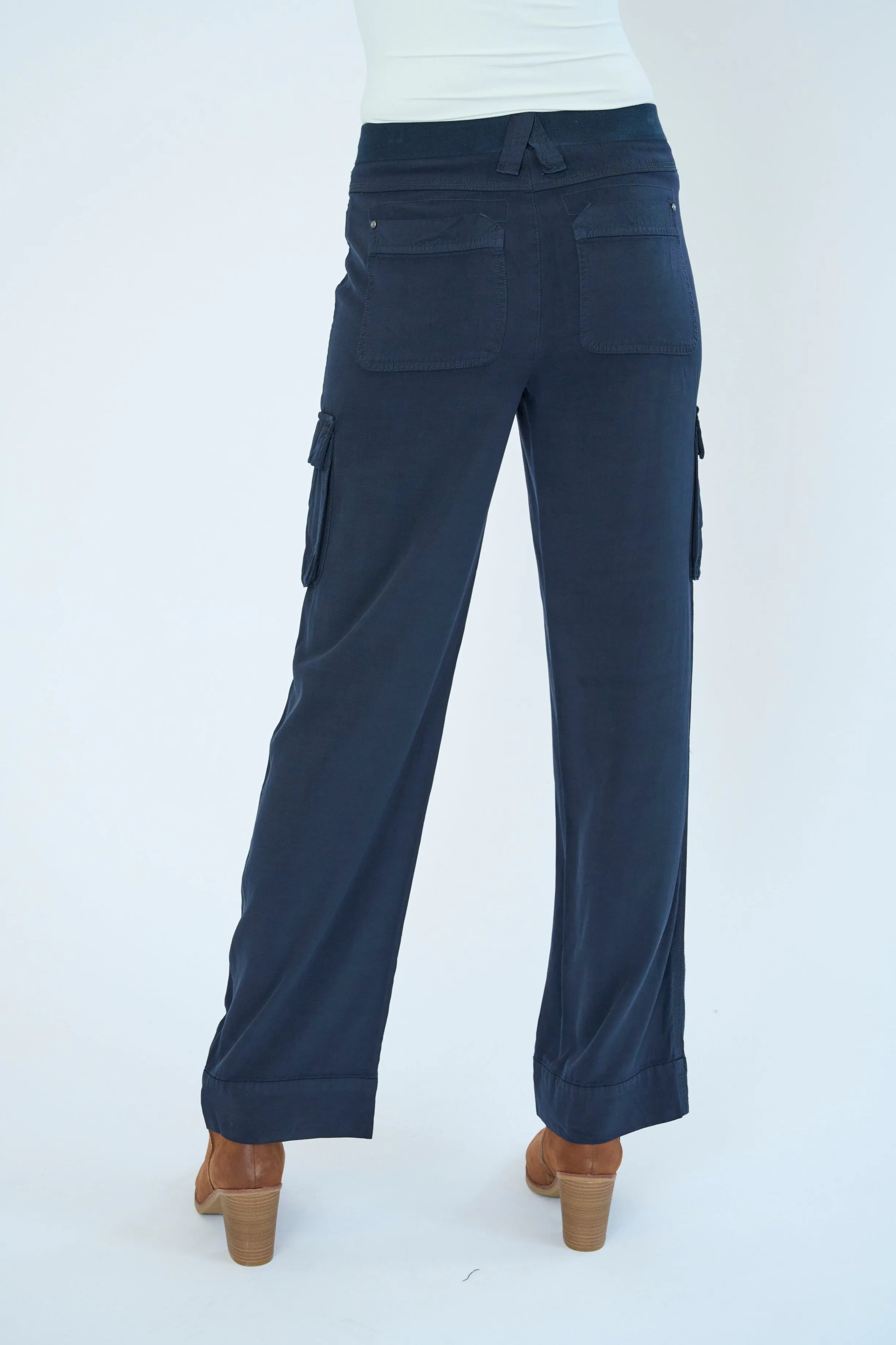 Gavyn Satin Twill Cargo Pant