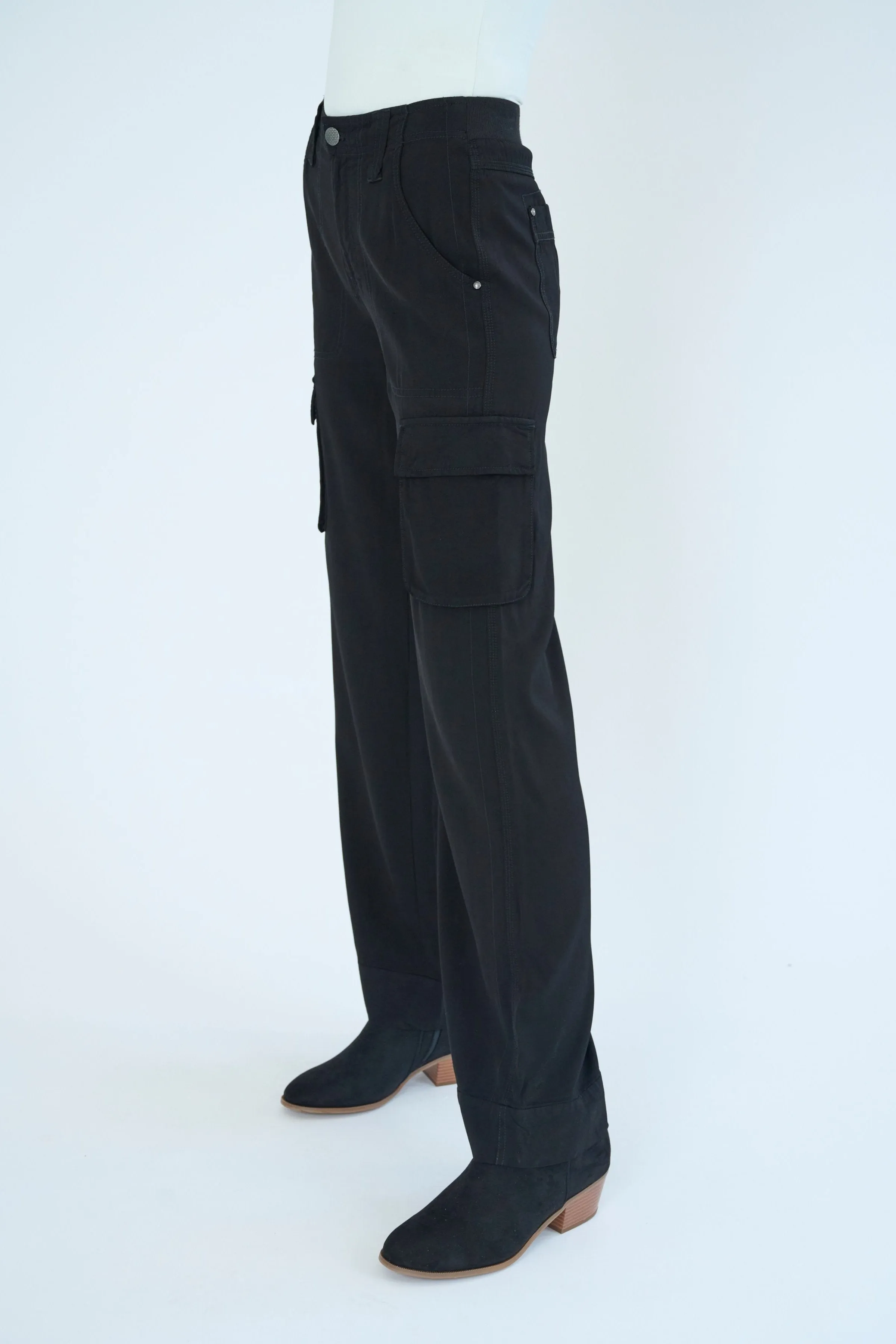 Gavyn Satin Twill Cargo Pant