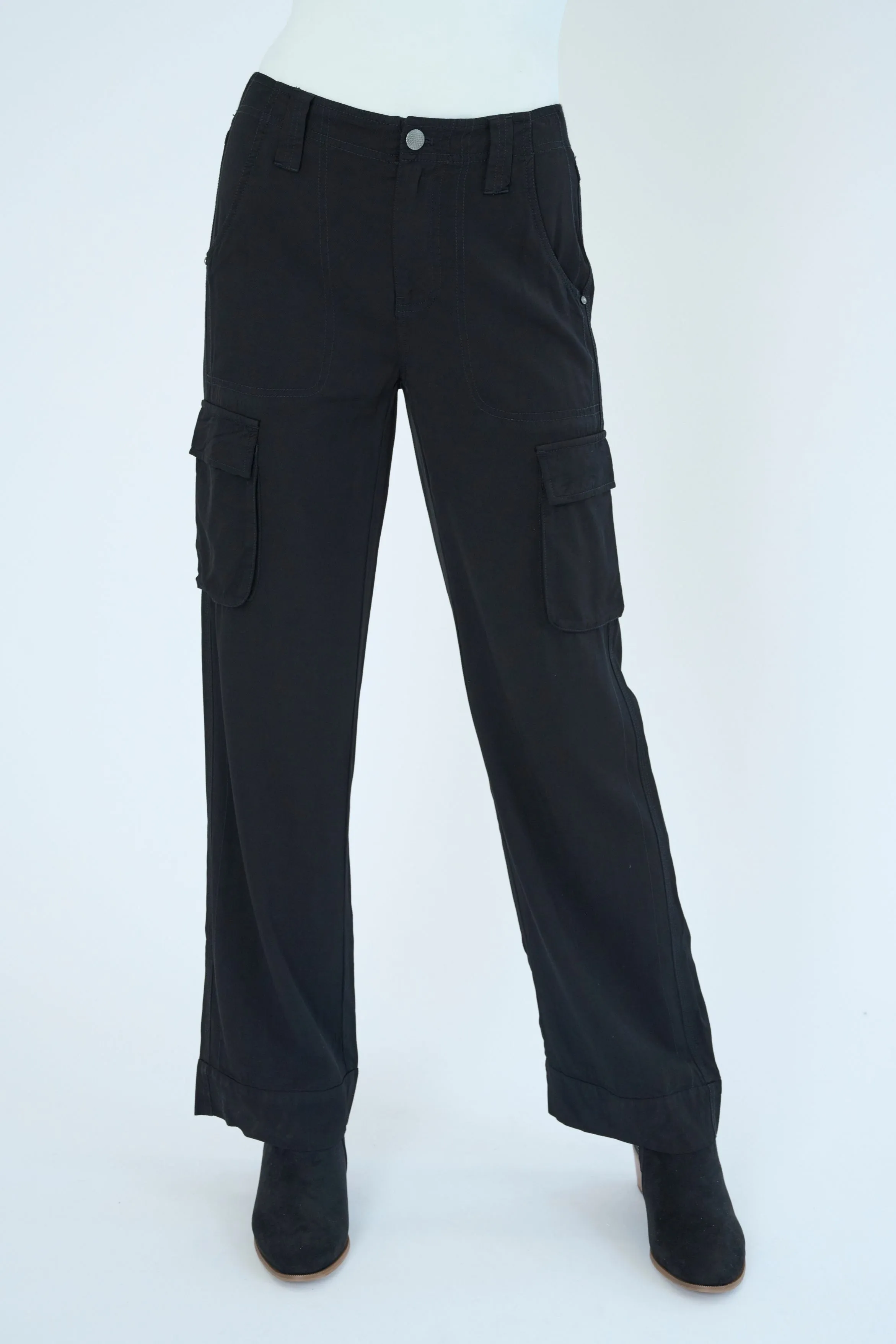 Gavyn Satin Twill Cargo Pant