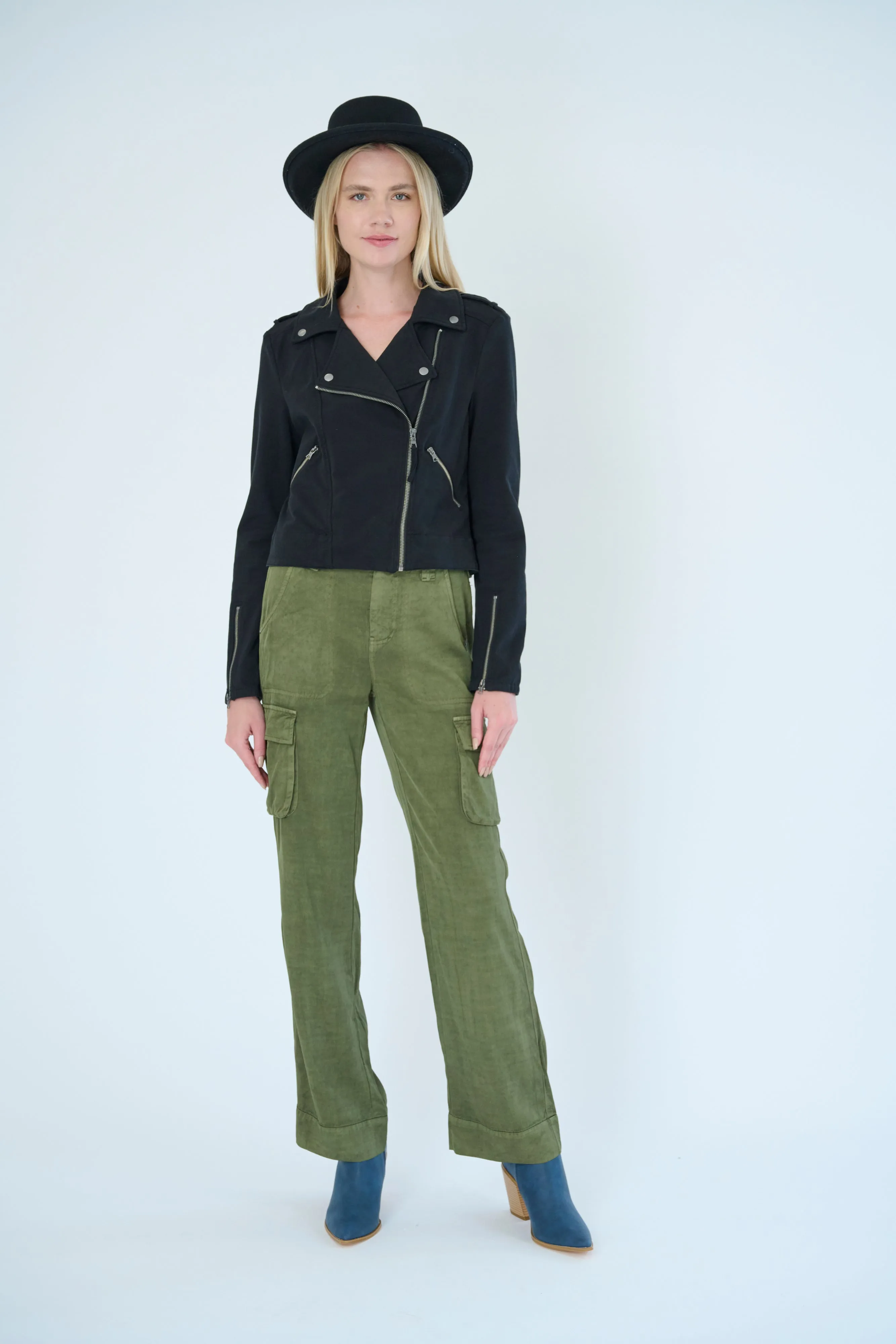 Gavyn Satin Twill Cargo Pant