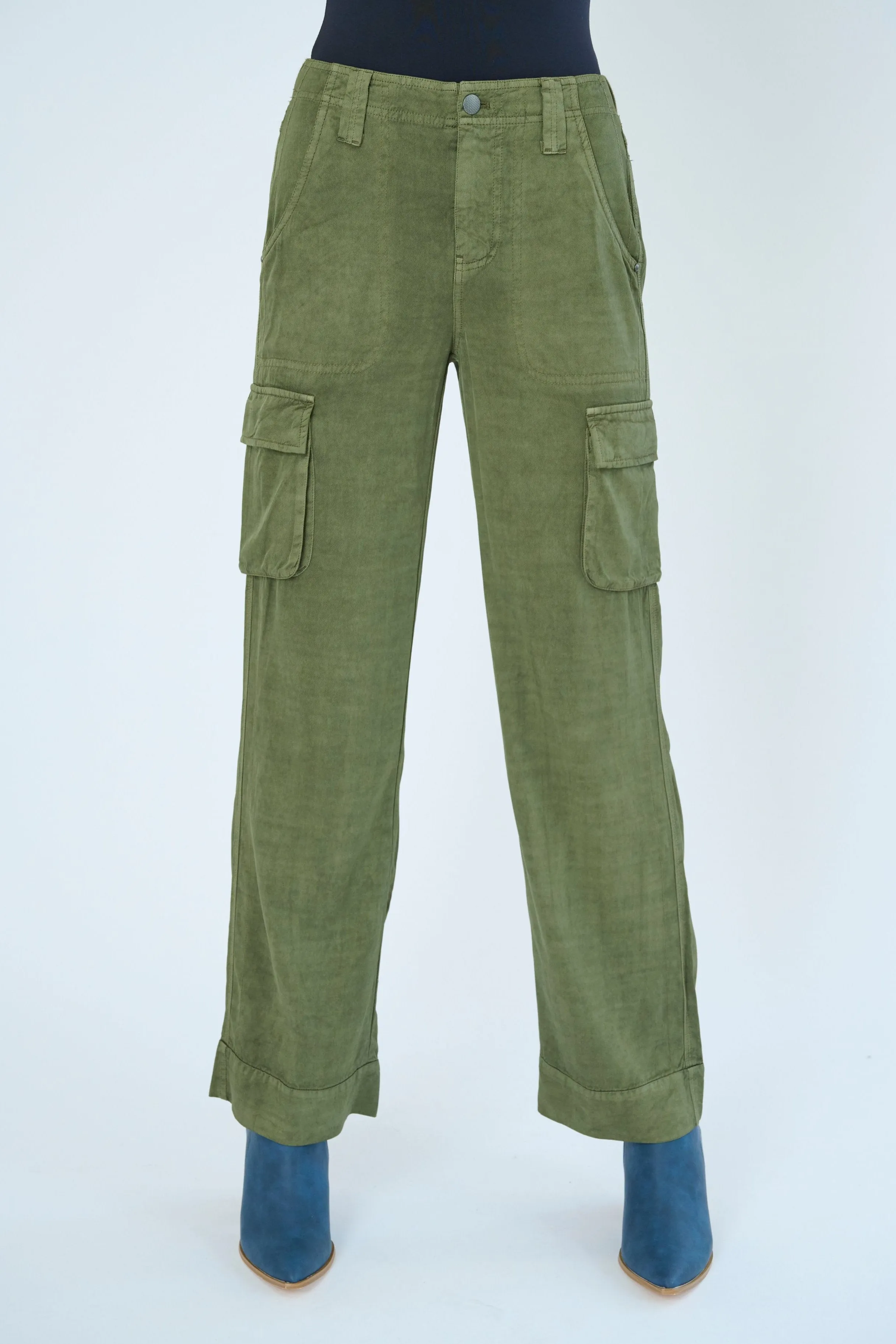 Gavyn Satin Twill Cargo Pant