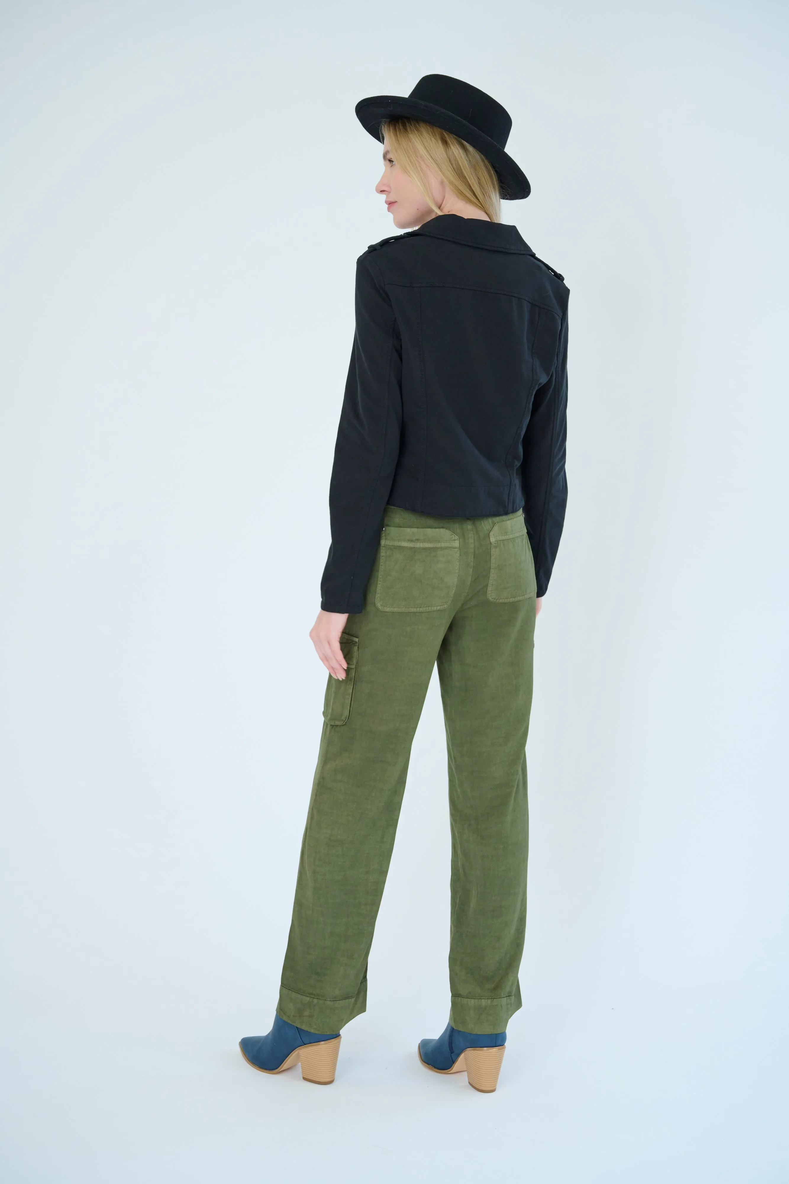 Gavyn Satin Twill Cargo Pant