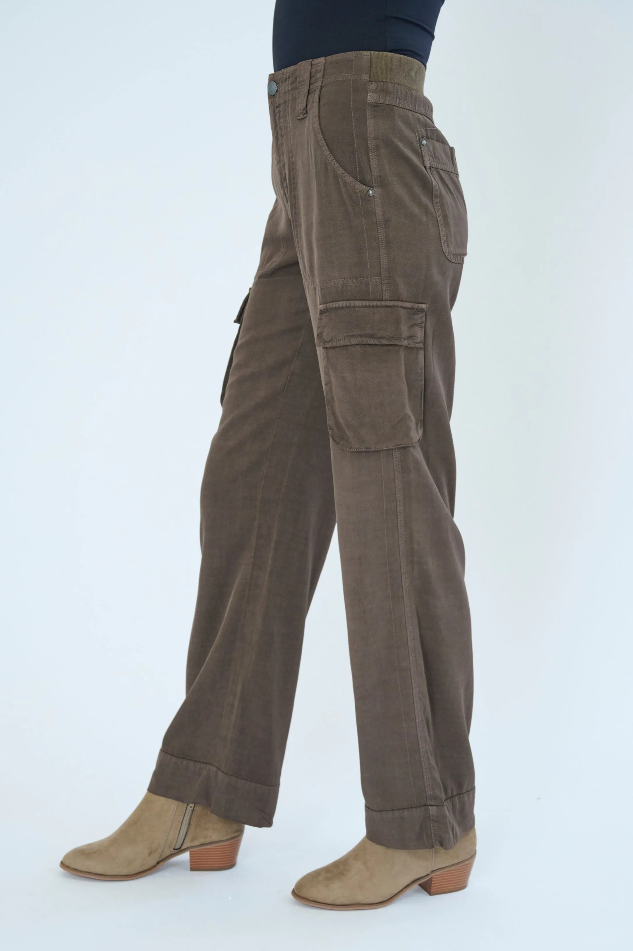 Gavyn Satin Twill Cargo Pant