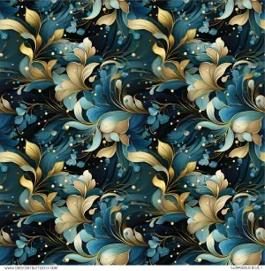 Glamorous Blue 1 Pattern Vinyl Sheet/Wrap