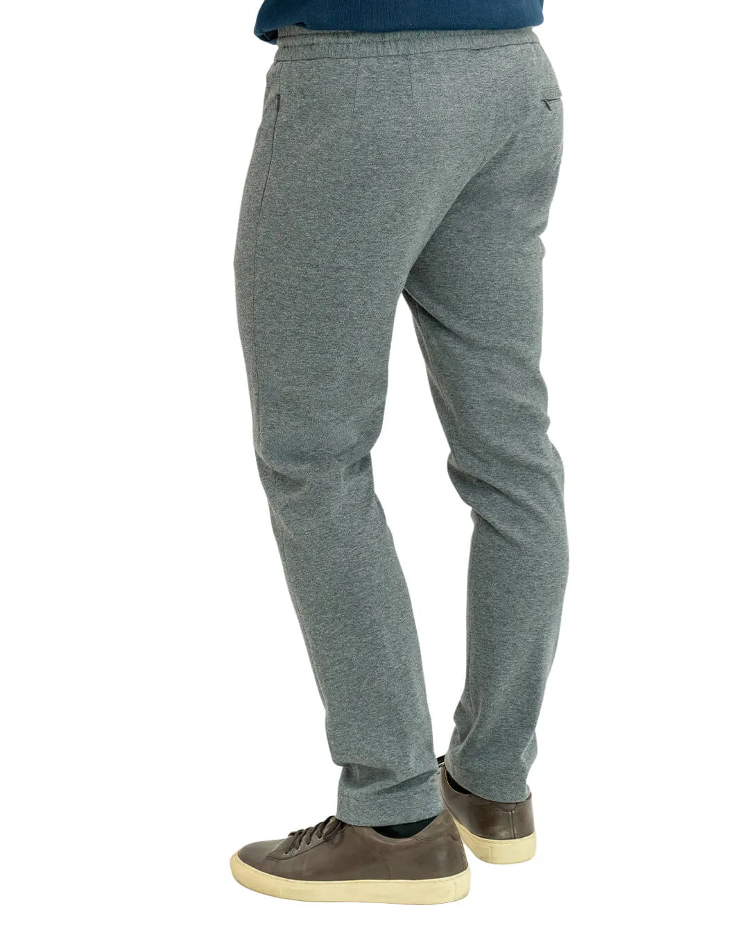 Grey Jersey Tailored Joggers