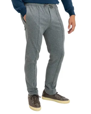 Grey Jersey Tailored Joggers