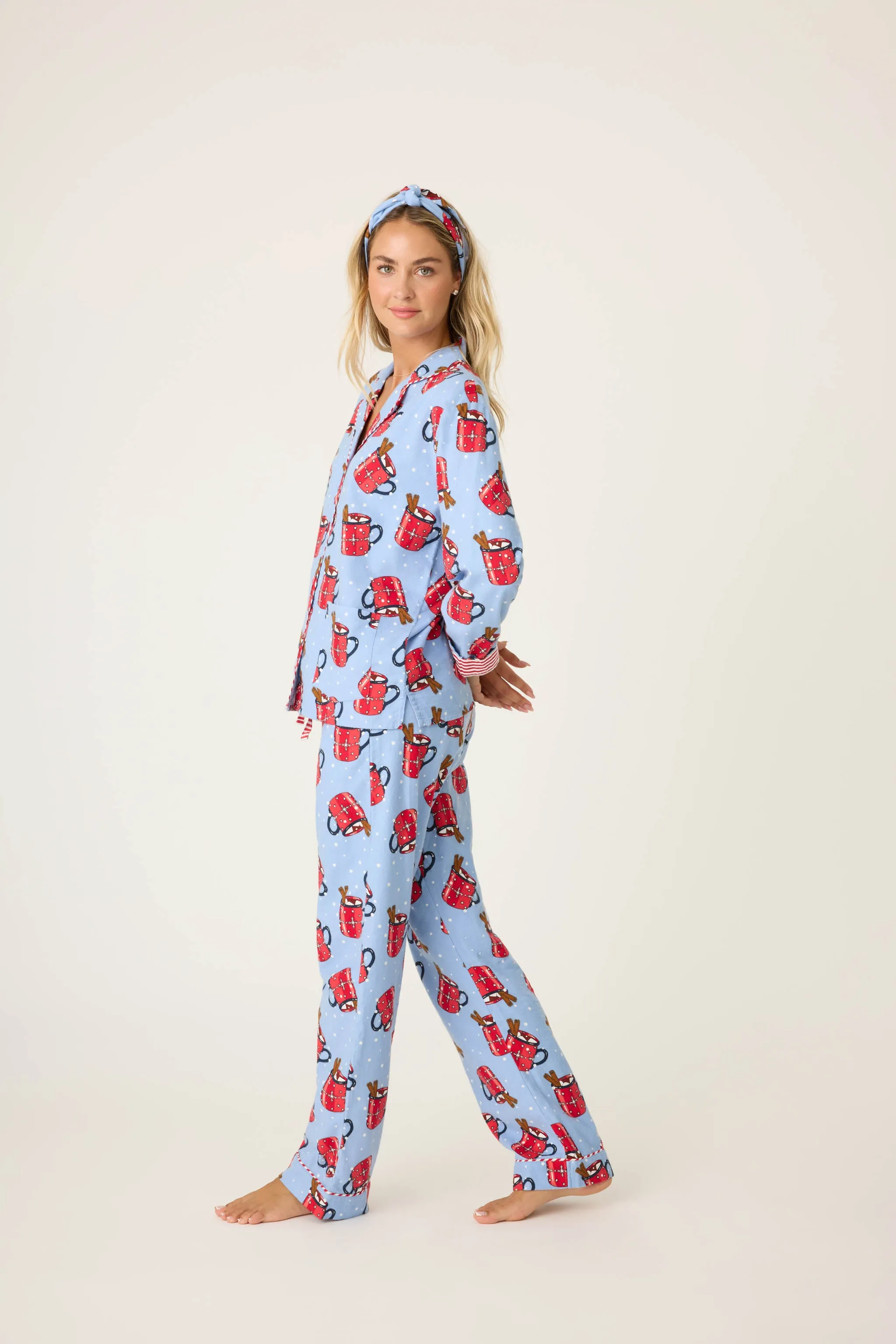 Hug In A Mug Flannel PJ Set