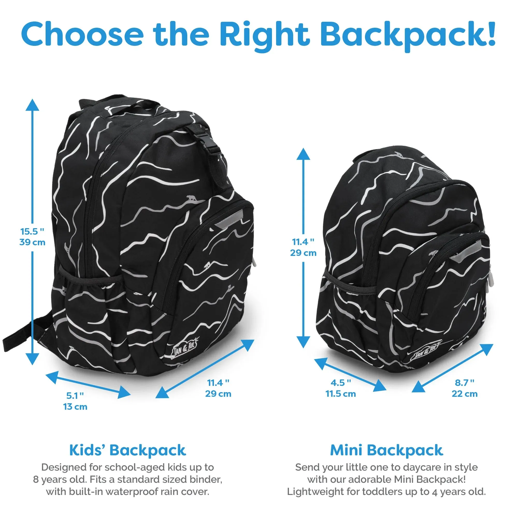 Kids Backpacks | Navy Forest