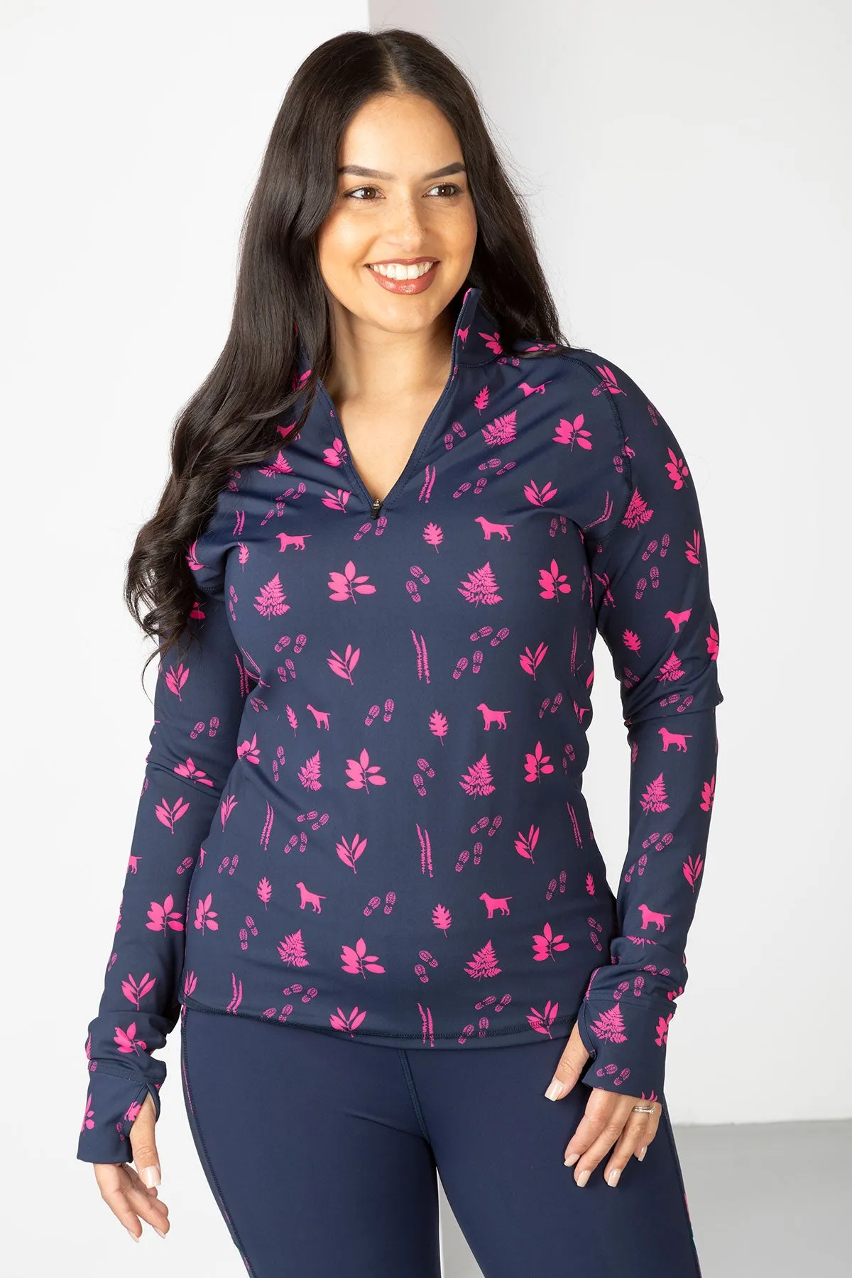 Ladies Patterned Sports Top - Skerne