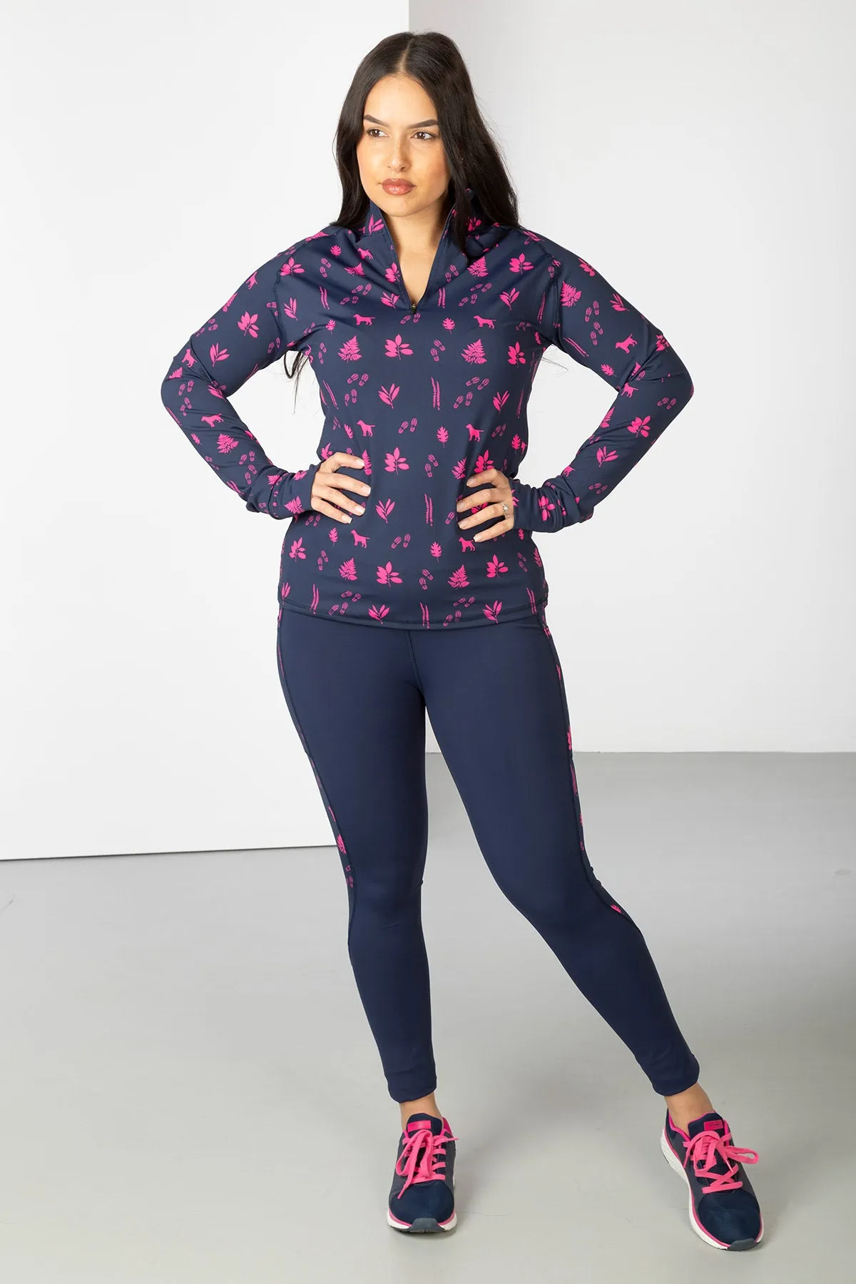 Ladies Patterned Sports Top - Skerne