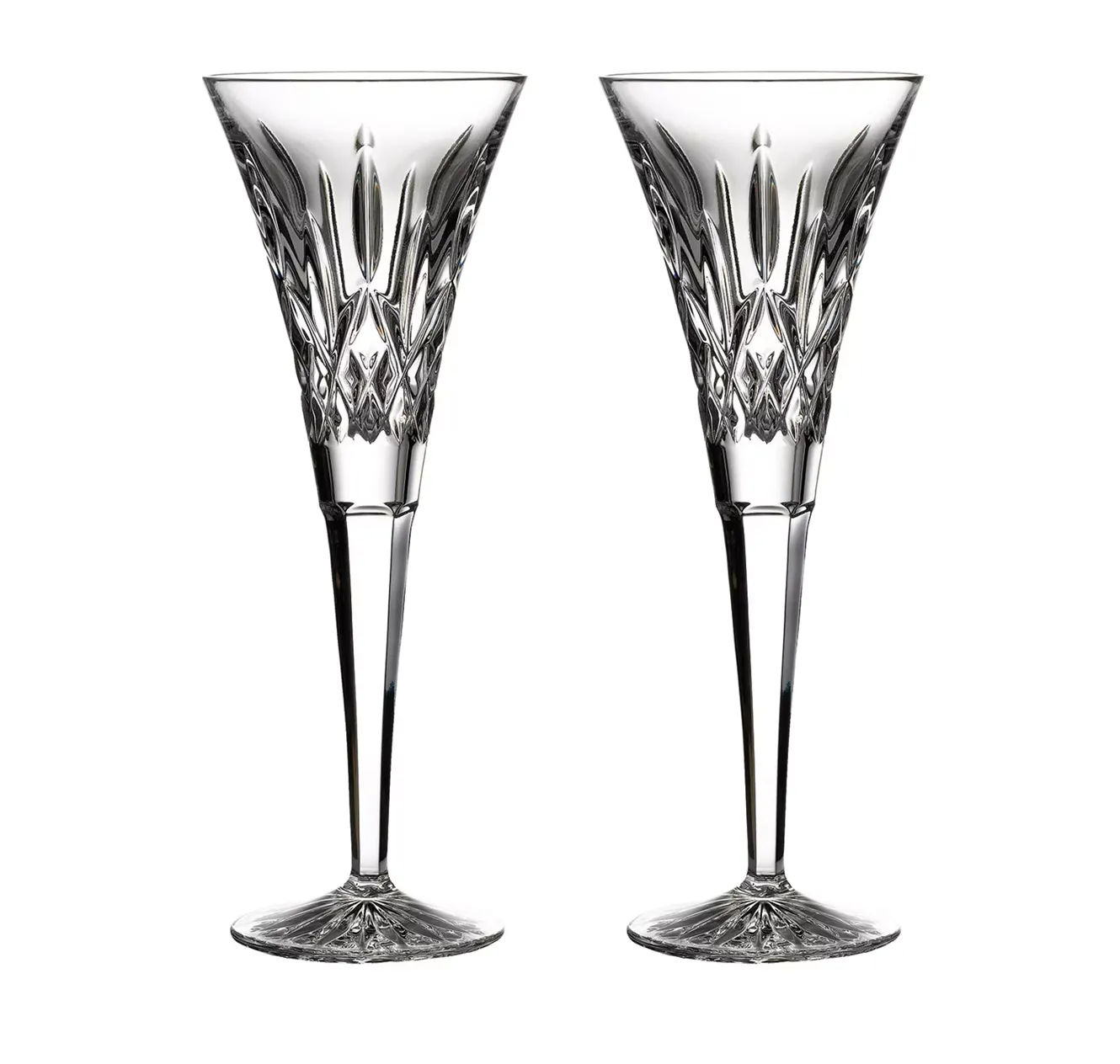 Lismore Toasting Flute Pair