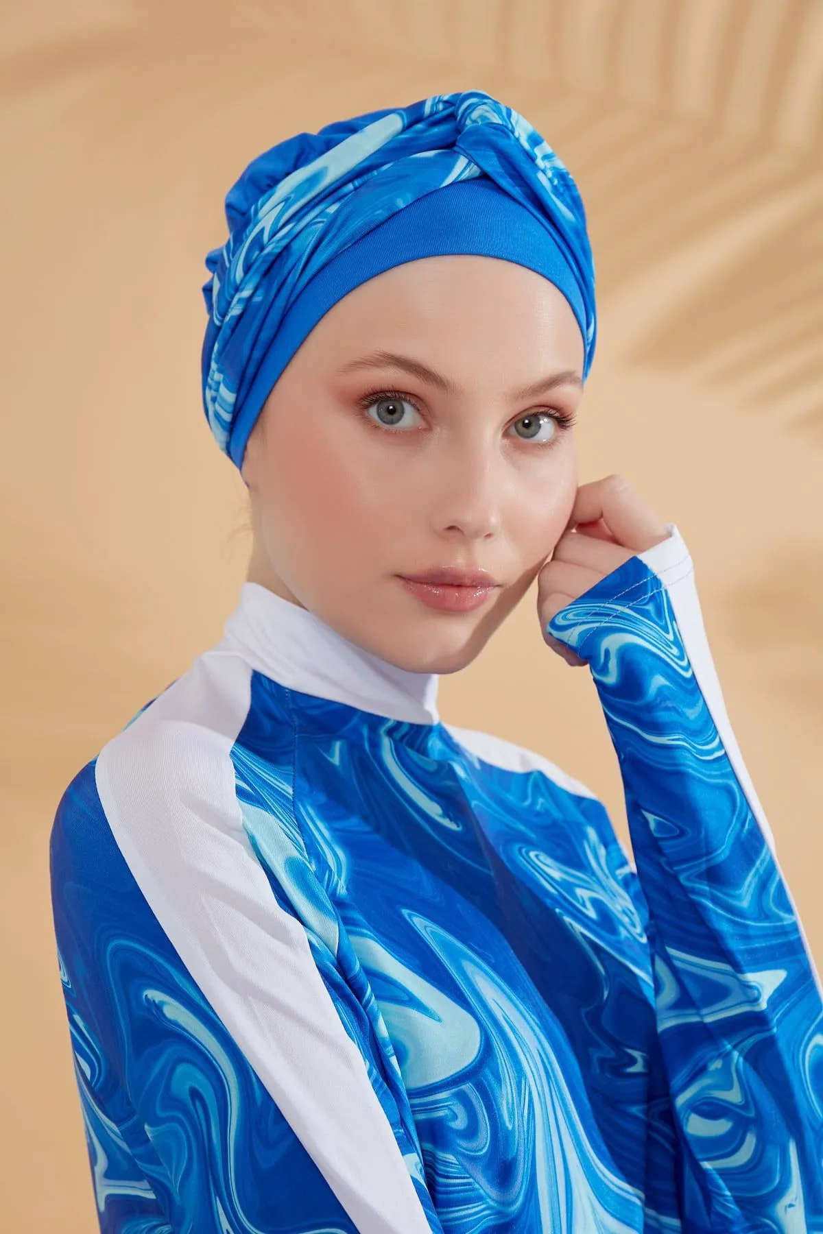 Lycra Sax Burkini Modest Swimwear M2304