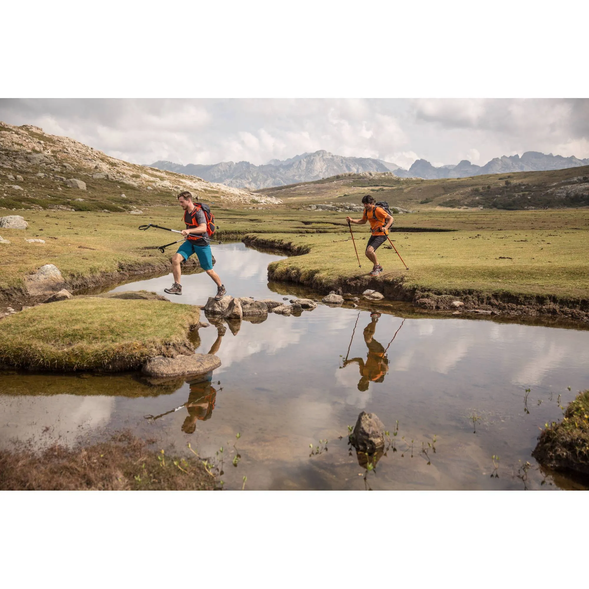 Men's Hiking long Shorts Forclaz 500