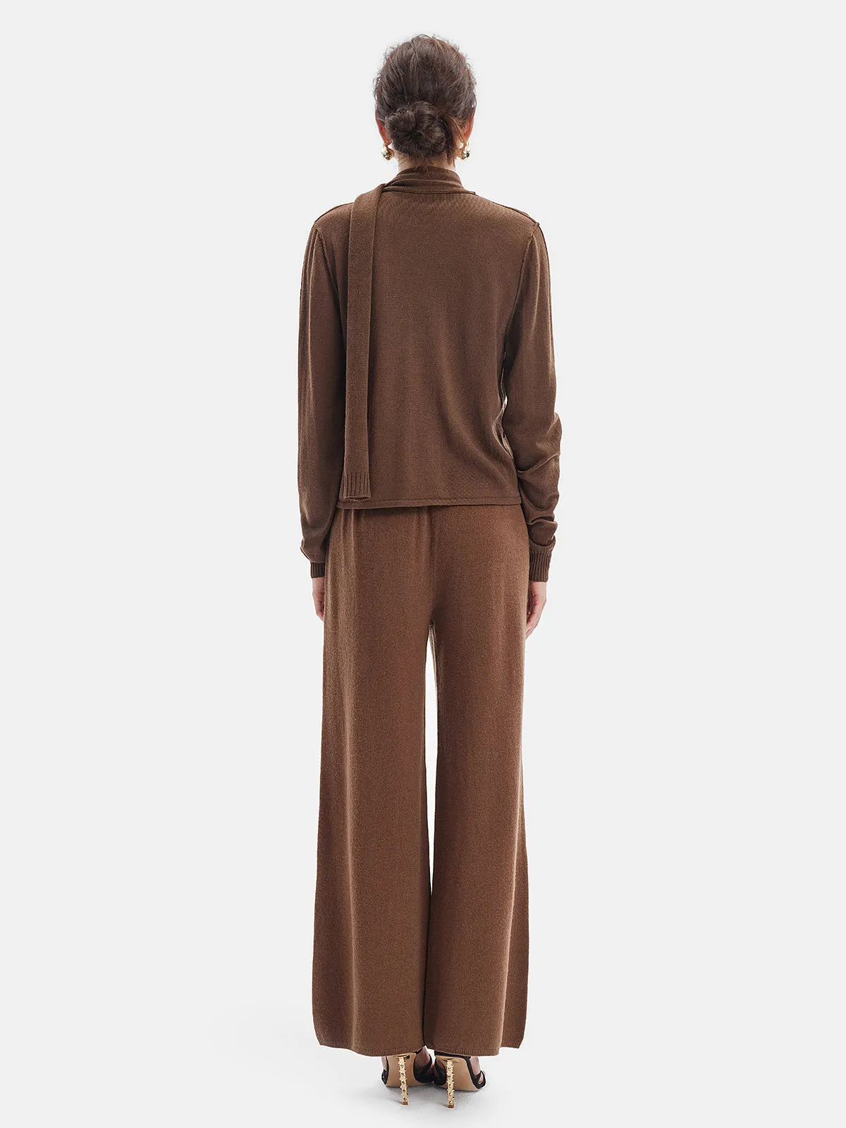 Merino Wool Knit Trousers