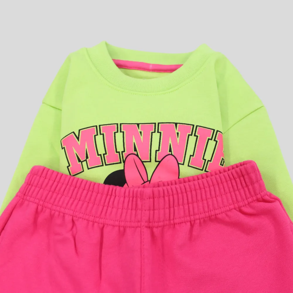 Minnie Mouse Long-Sleeved Fleeced Pajama