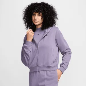 Nike Women's Sportswear Purple Chill Terry Full-Zip Hoodie