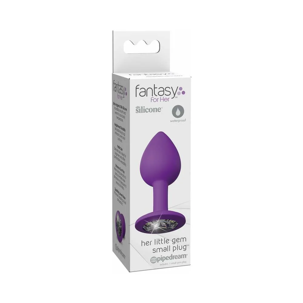 Pipedream Fantasy For Her Silicone Her Little Gem Small Plug Purple