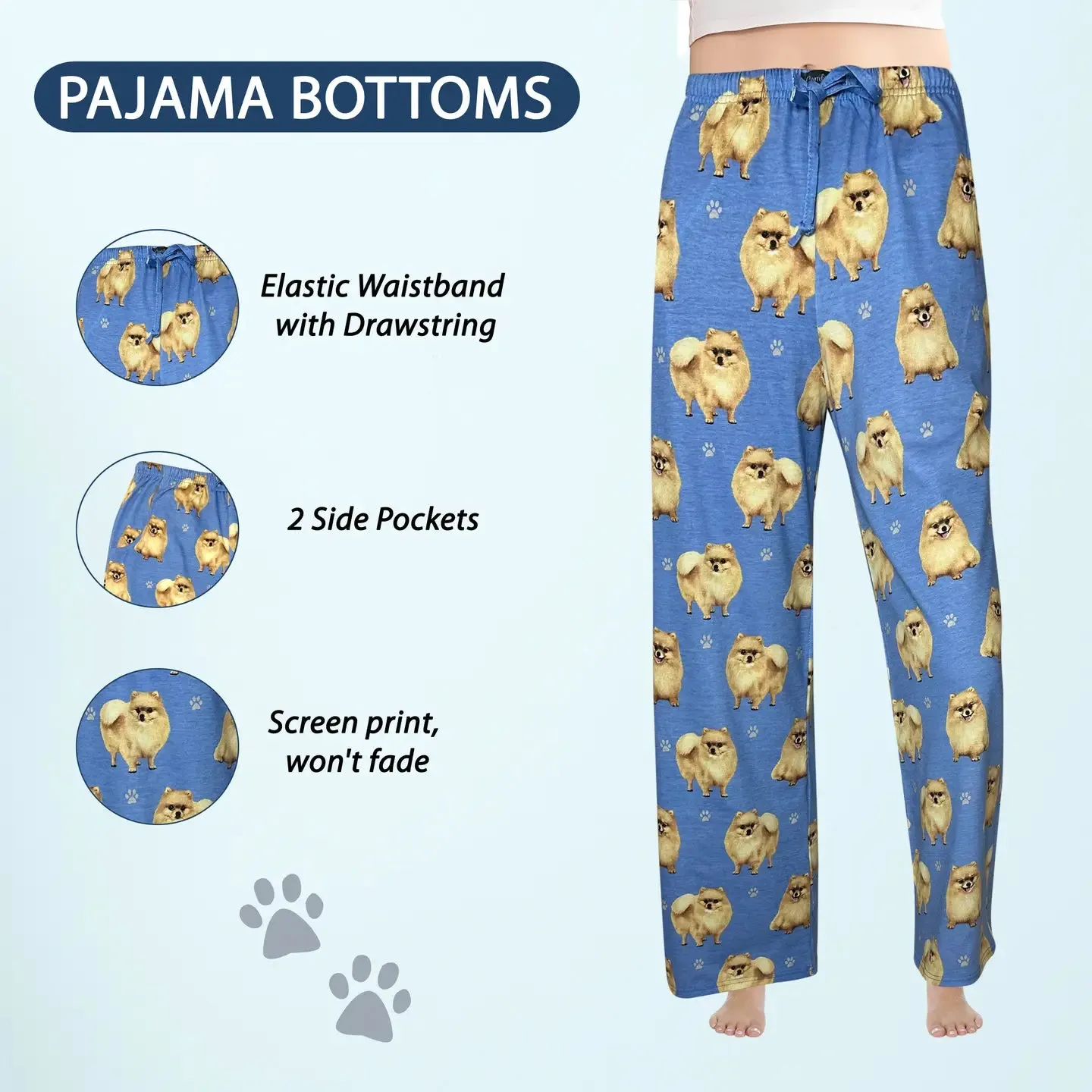 Pomeranian Pajama Pants