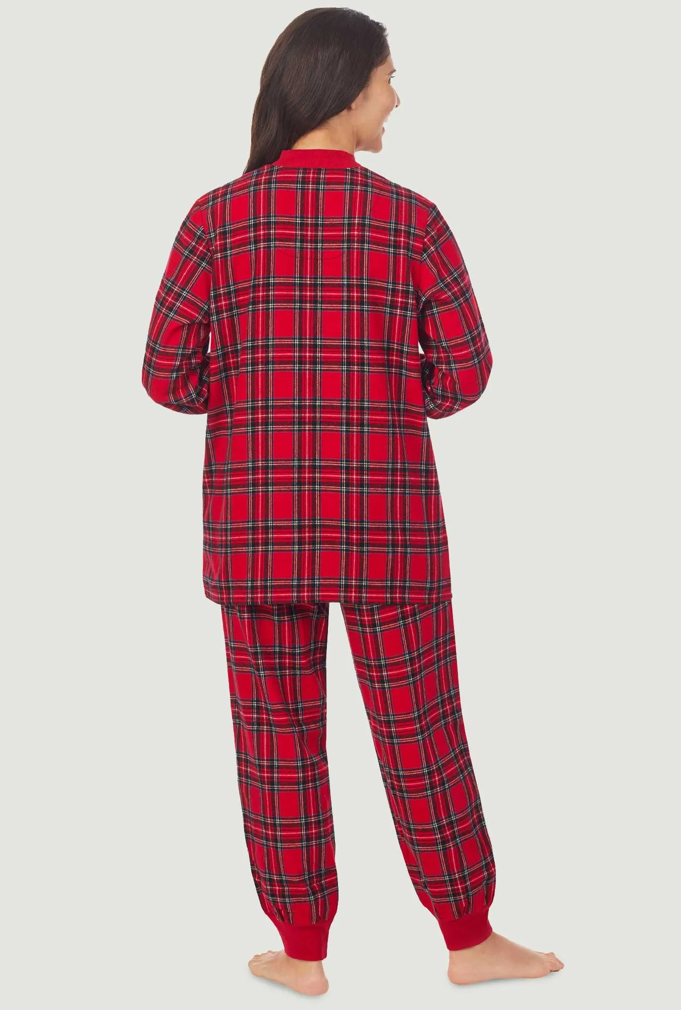 Red Tartan Ski Pajama