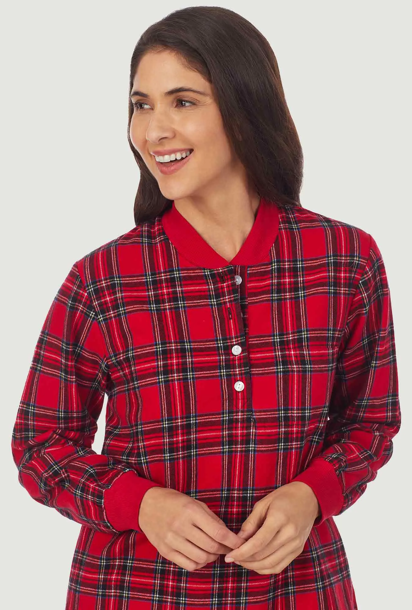 Red Tartan Ski Pajama