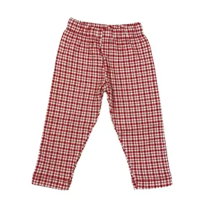 Red/White Plaid Leggings