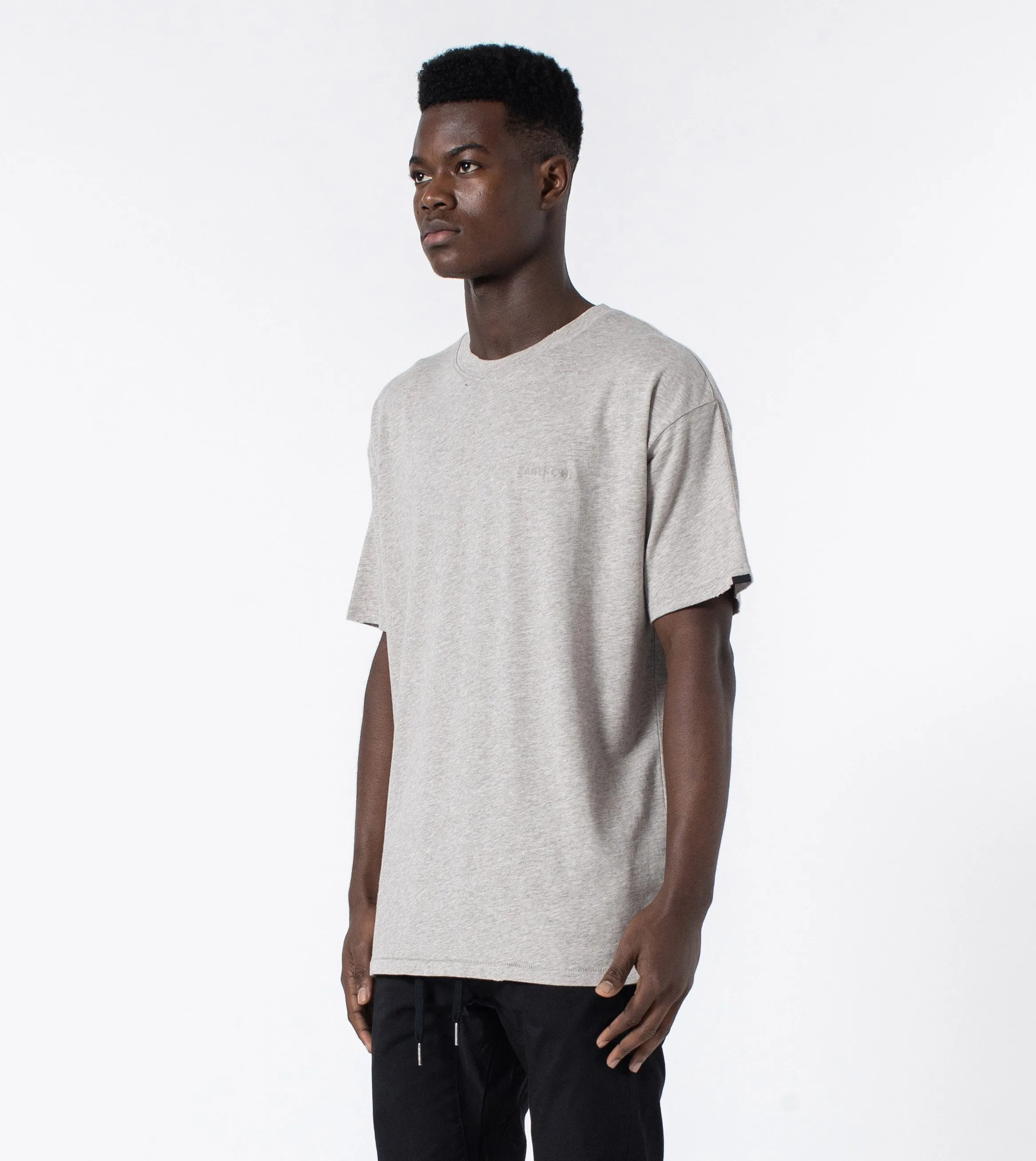 Ripped Box Tee Gravel