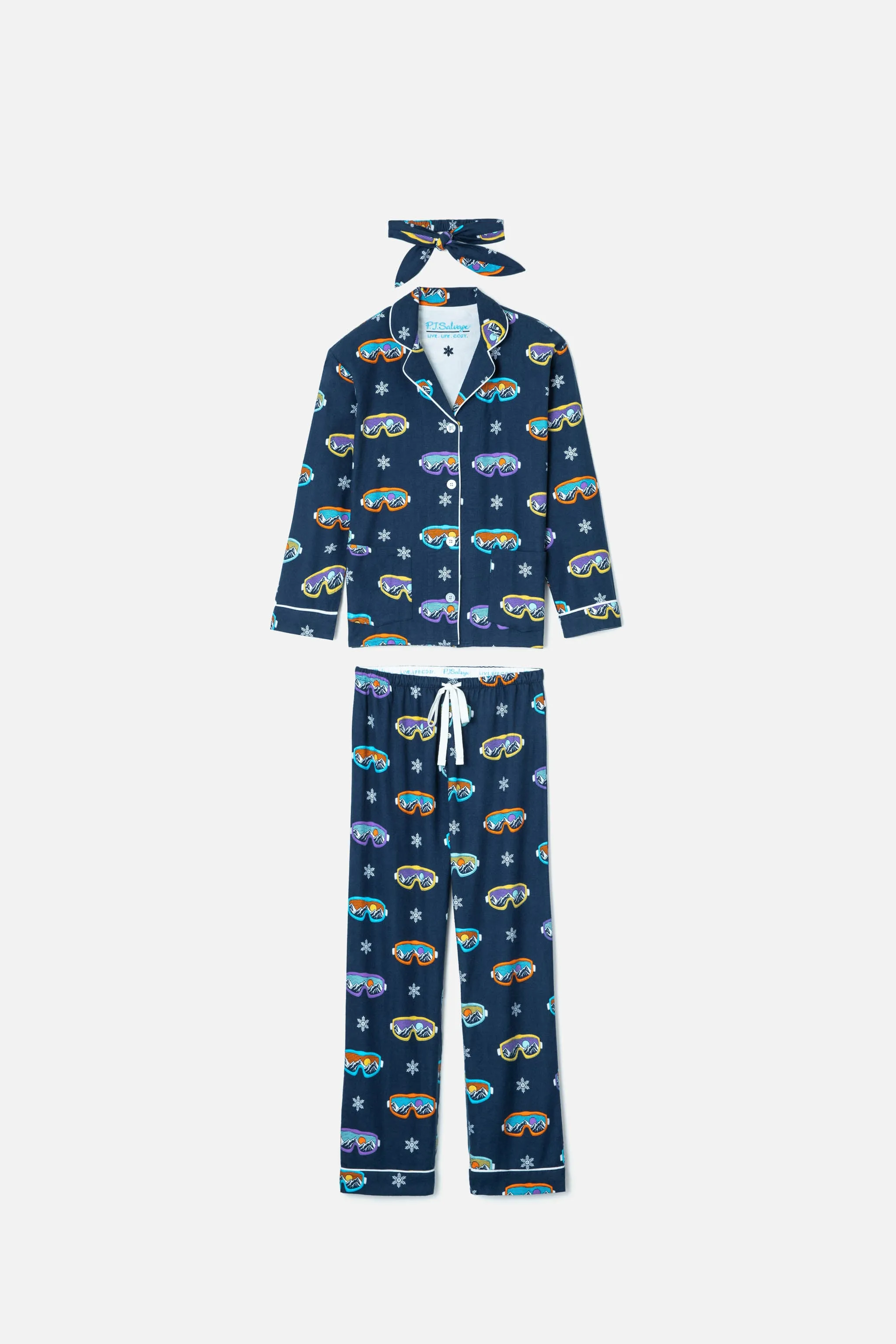 Ski You Later Flannel PJ Set